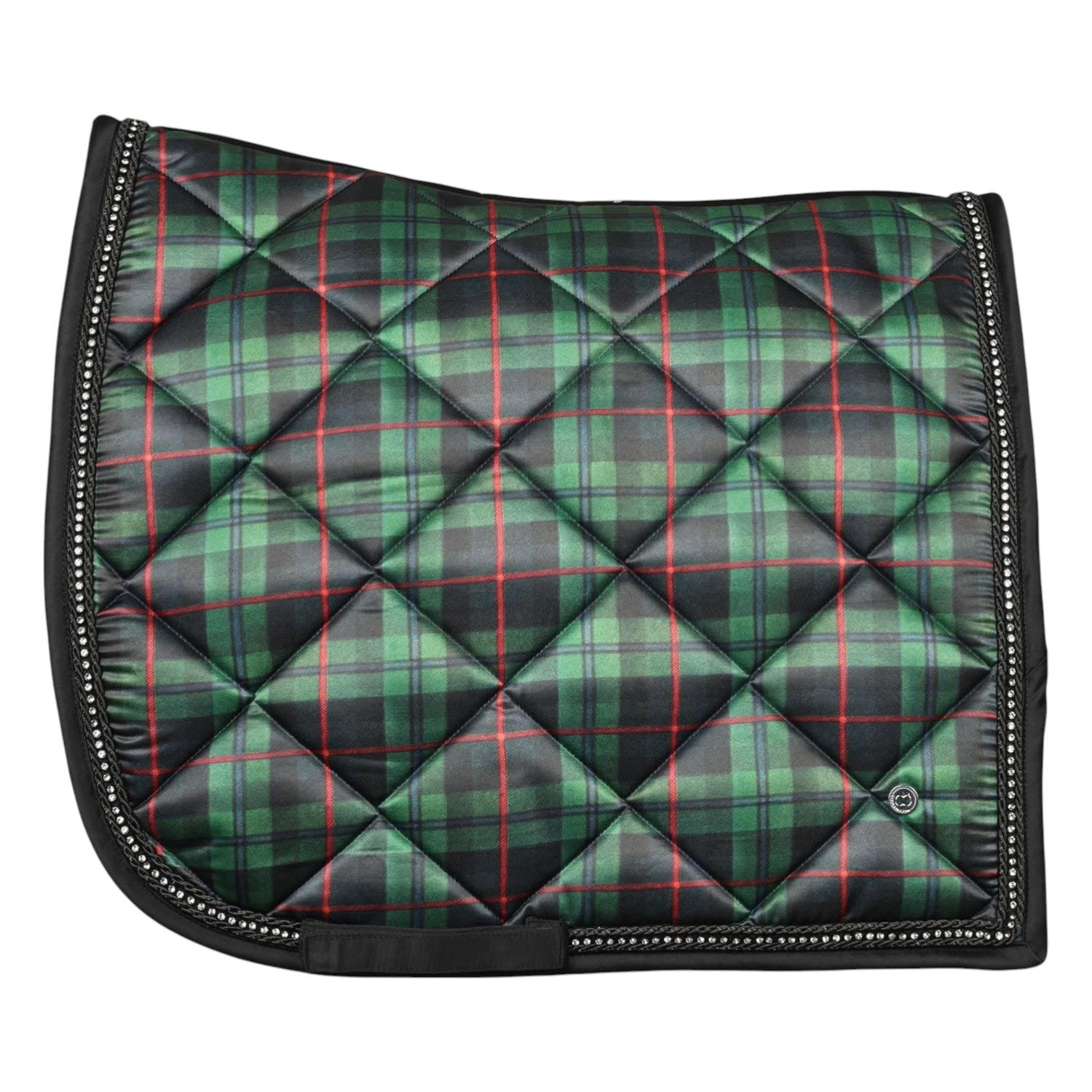 Dapplebay Holiday Plaid Dressage Saddle Pad