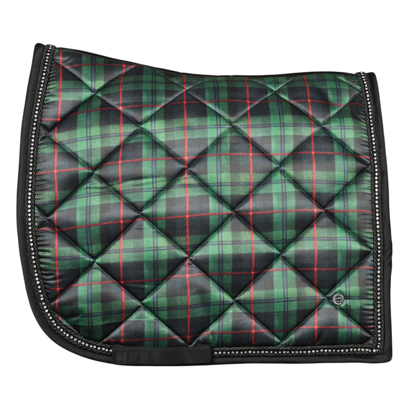 Dapplebay Holiday Plaid Dressage Saddle Pad
