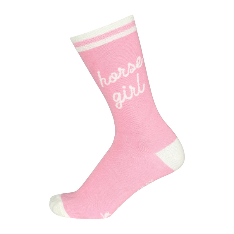 Dapplebay Horse Girl Knit Crew Socks