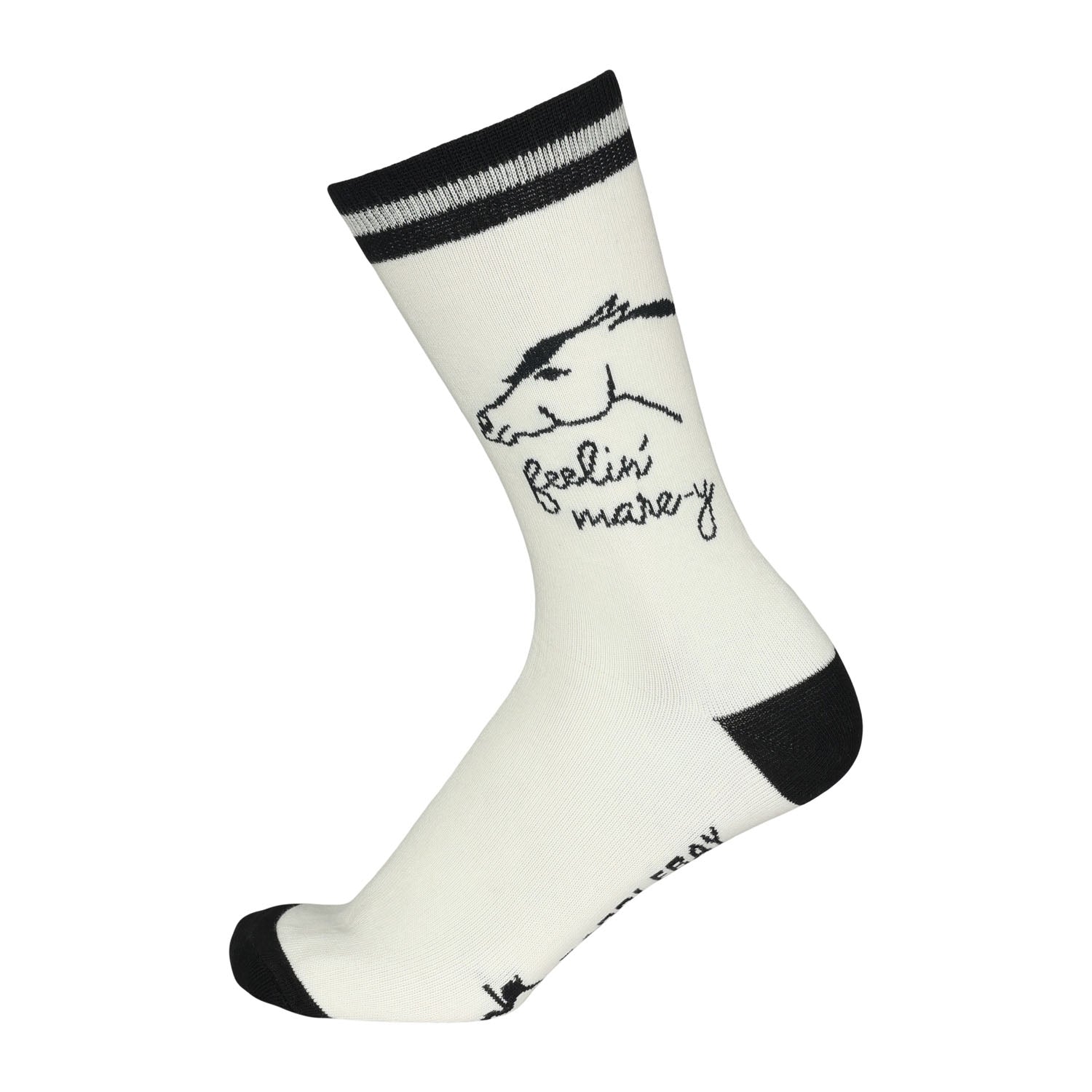 Dapplebay Knit Crew Socks-Feelin' Mare-y-Natural