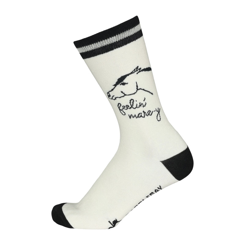 Dapplebay Knit Crew Socks-Feelin' Mare-y-Natural