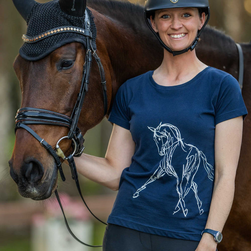 Dapplebay Ladies Dressage Sketch Tee