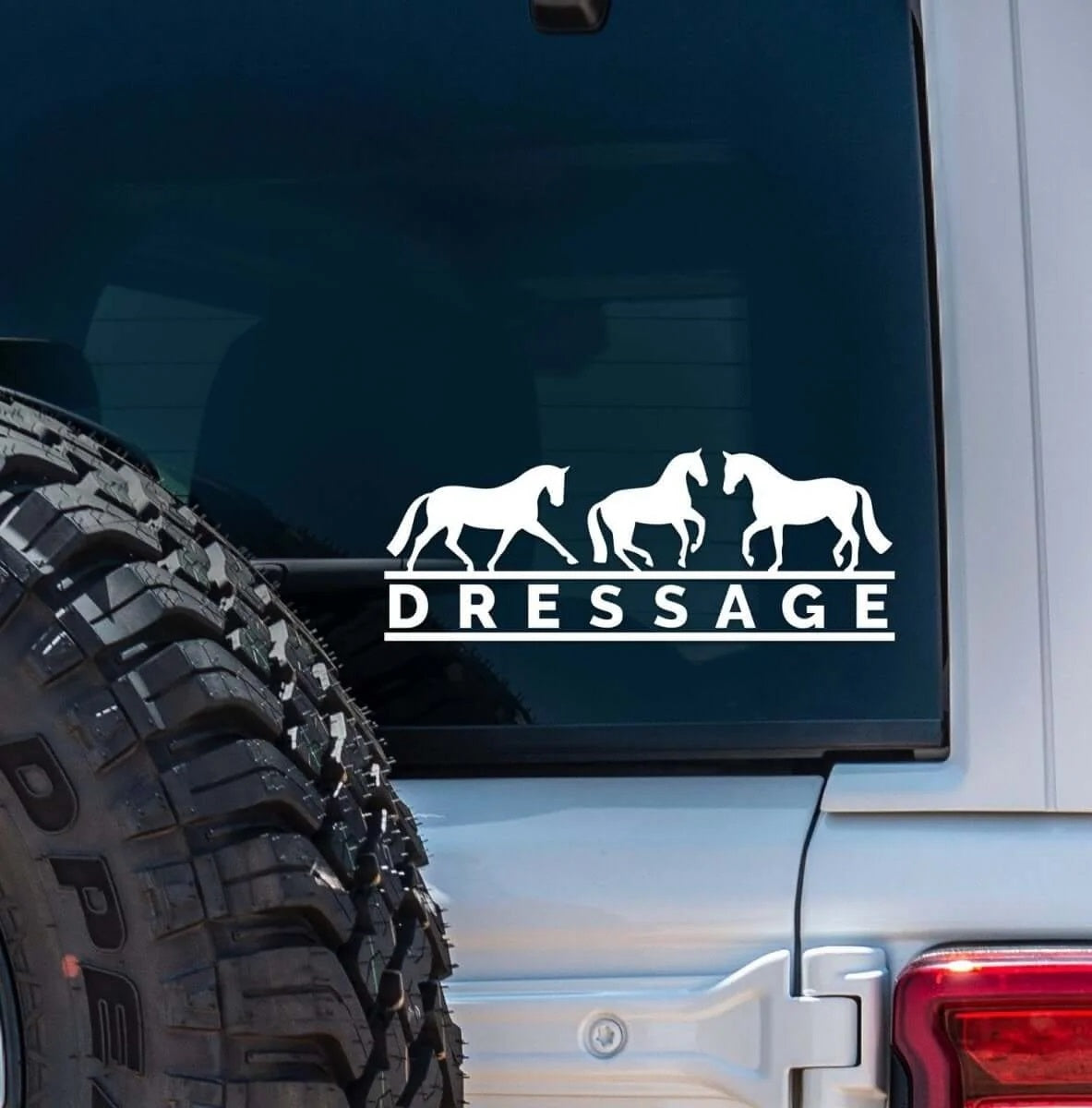 Dapplebay Dressage Vinyl Decal