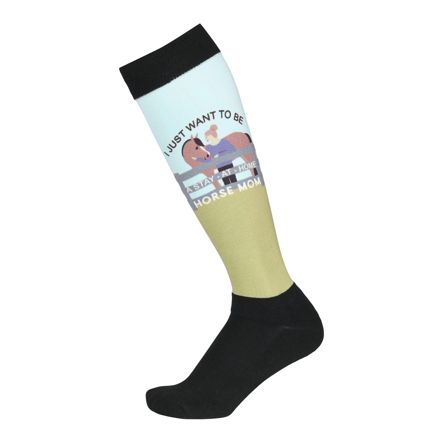 Dapplebay Horse Mom Slick Boot Socks