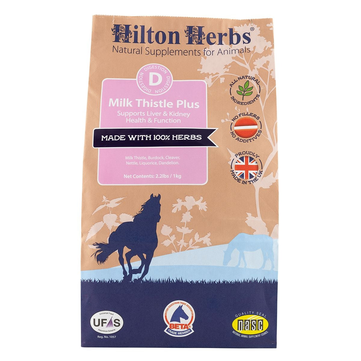Hilton Herbs Milk Thistle Plus Horse Supplement