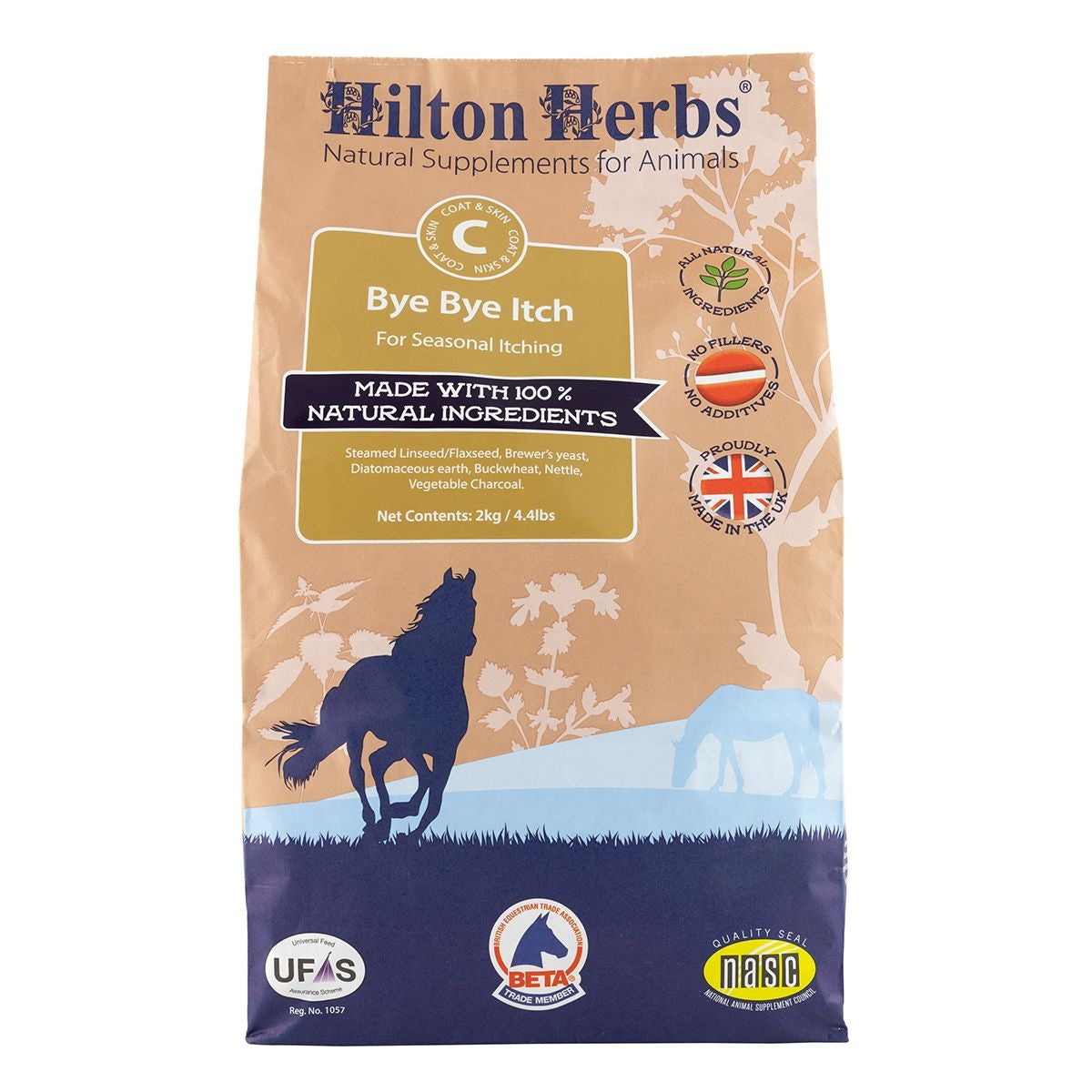 Hilton Herbs Bye Bye Itch Natural Supplement for Animals