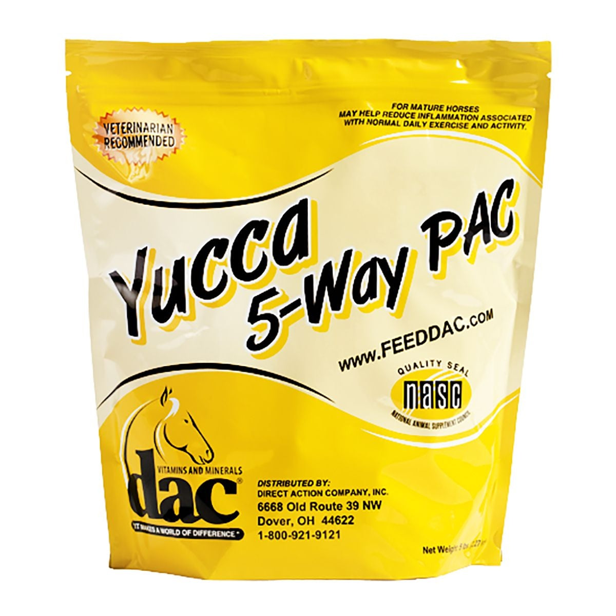 dac Yucca 5-Way PAC Supplement for Horses
