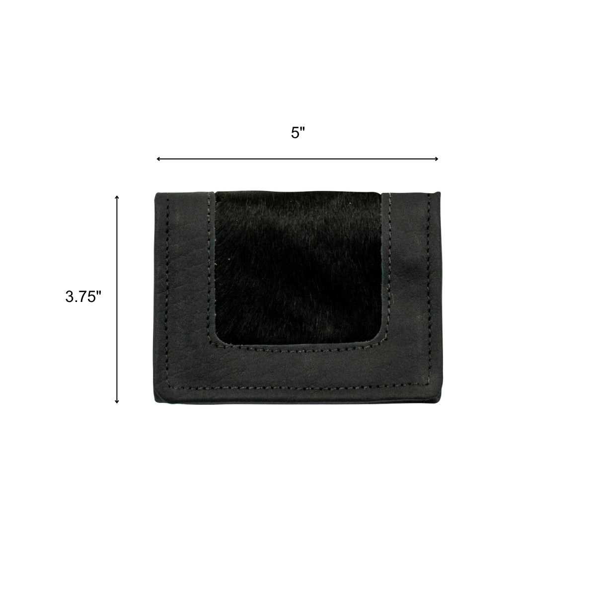 American West Hair-On Small Ladies Tri-Fold Wallet