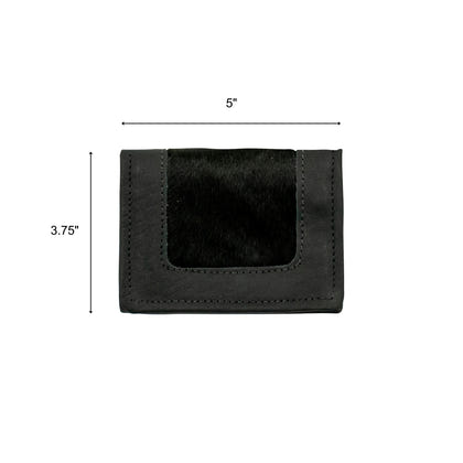 American West Hair-On Small Ladies Tri-Fold Wallet