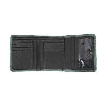 American West Hair-On Small Ladies Tri-Fold Wallet
