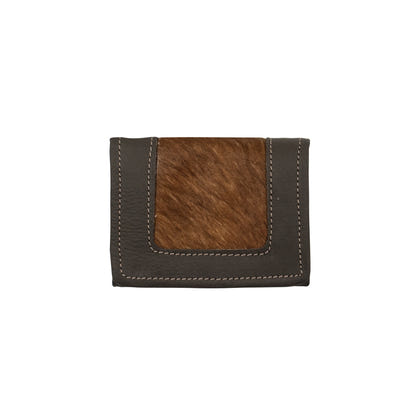 American West Hair-On Small Ladies Tri-Fold Wallet