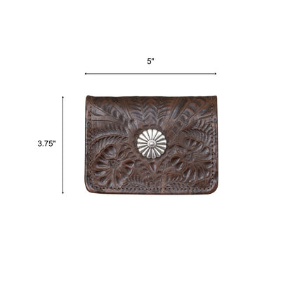 American West Ladies Small Tri-Fold Wallet