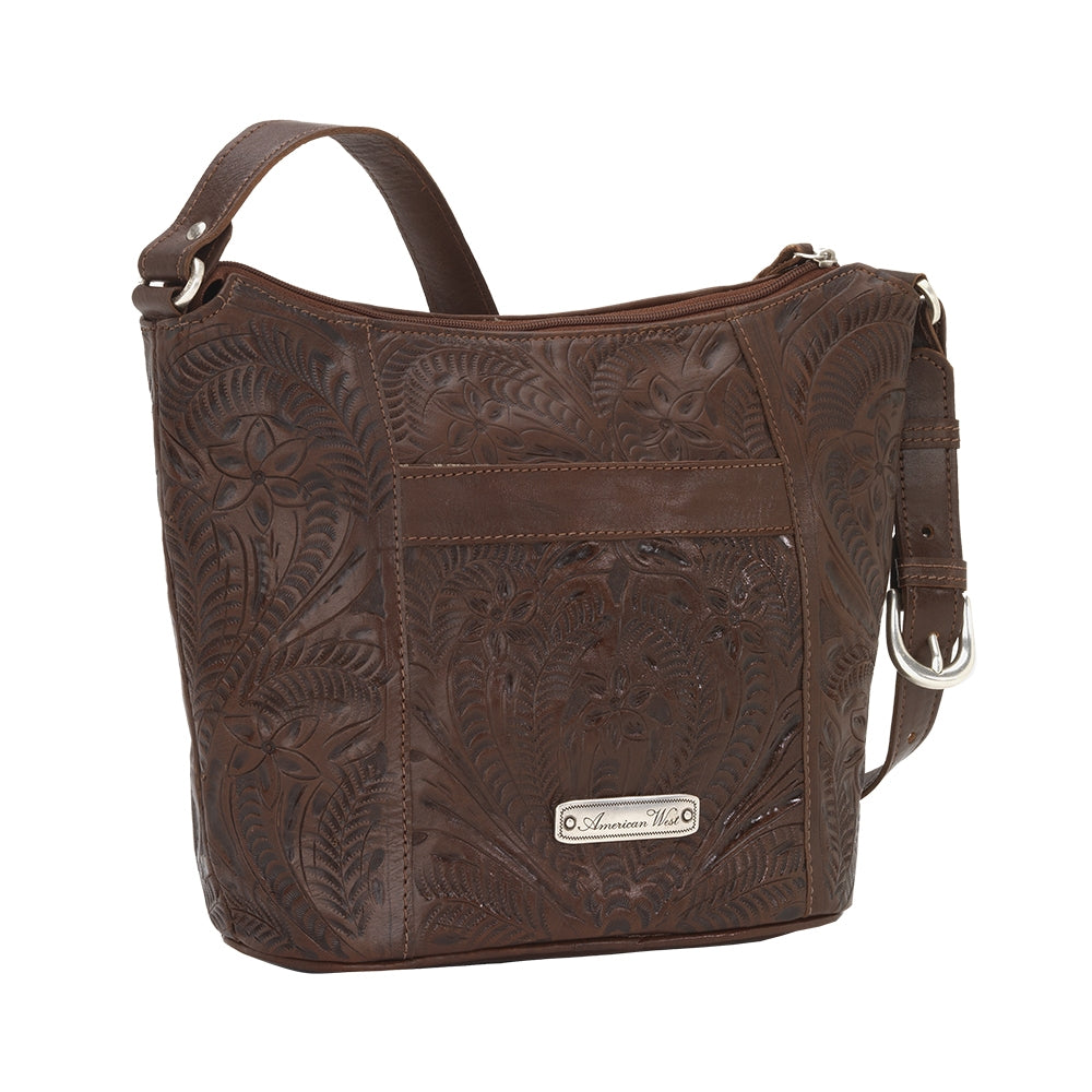 American West Hill Country Zip Top Bucket Tote