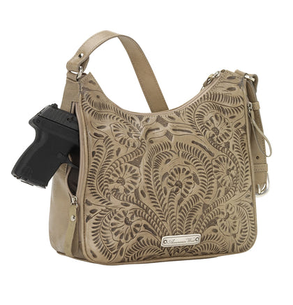 American West Annie's Secret Zip-Top Shoulder Bag with Conceal Carry Pocket