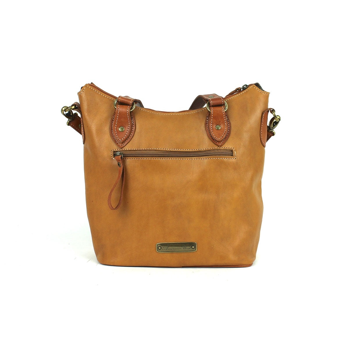 American West Texas Rose Large Zip Top Bucket Tote