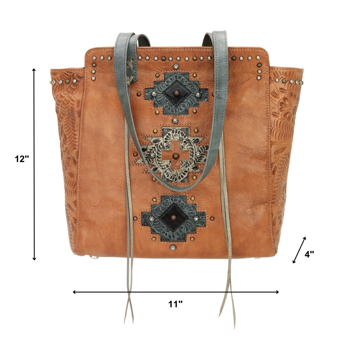 American West Navajo Soul Zip Top Tote