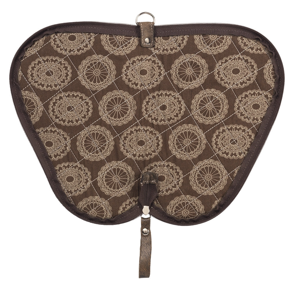 American West Large Padded Gun Case with Hair-On Hide