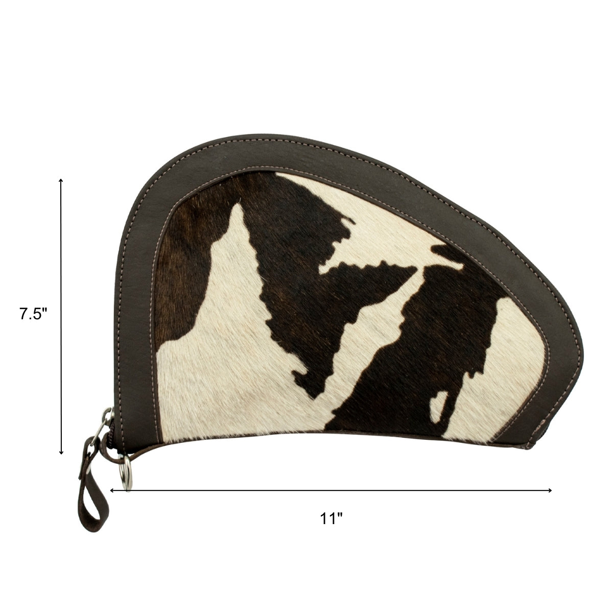 American West Large Padded Gun Case with Hair-On Hide