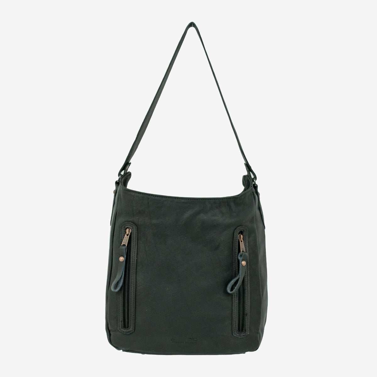 American West Midnight Copper Soft Zip Top Shoulder Hobo