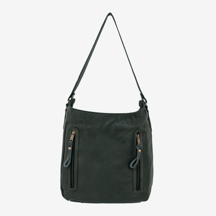 American West Midnight Copper Soft Zip Top Shoulder Hobo