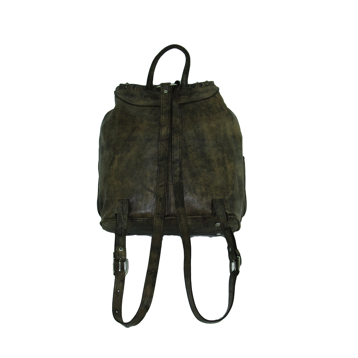 American West Classic Travel Large Drawstring Backpack with Front Pocket