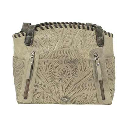 American West Lariats and Lace Multi-Compartment Tote with Conceal Carry Pocket on Back