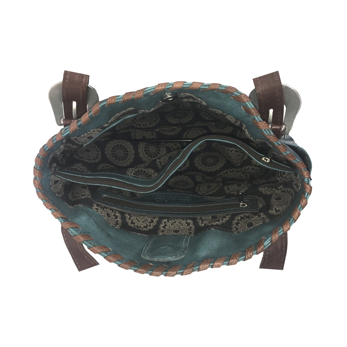 American West Lady Lace Half Moon Tote