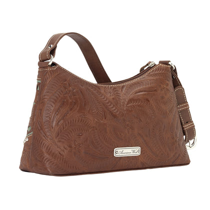 American West Lady Lace Zip Top Shoulder Bag
