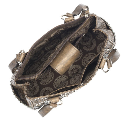 American West Annie's Secret Collection Multi-Compartment Tote with Conceal Carry Pocket on Back