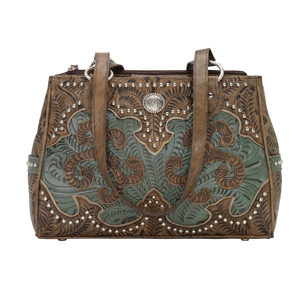 American West Annie's Secret Collection Multi-Compartment Tote with Conceal Carry Pocket on Back
