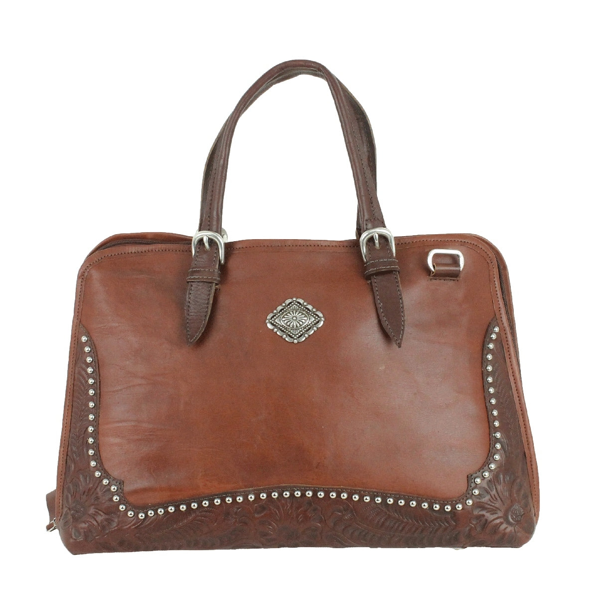 American West Cowtown Zip Around Smart Briefcase