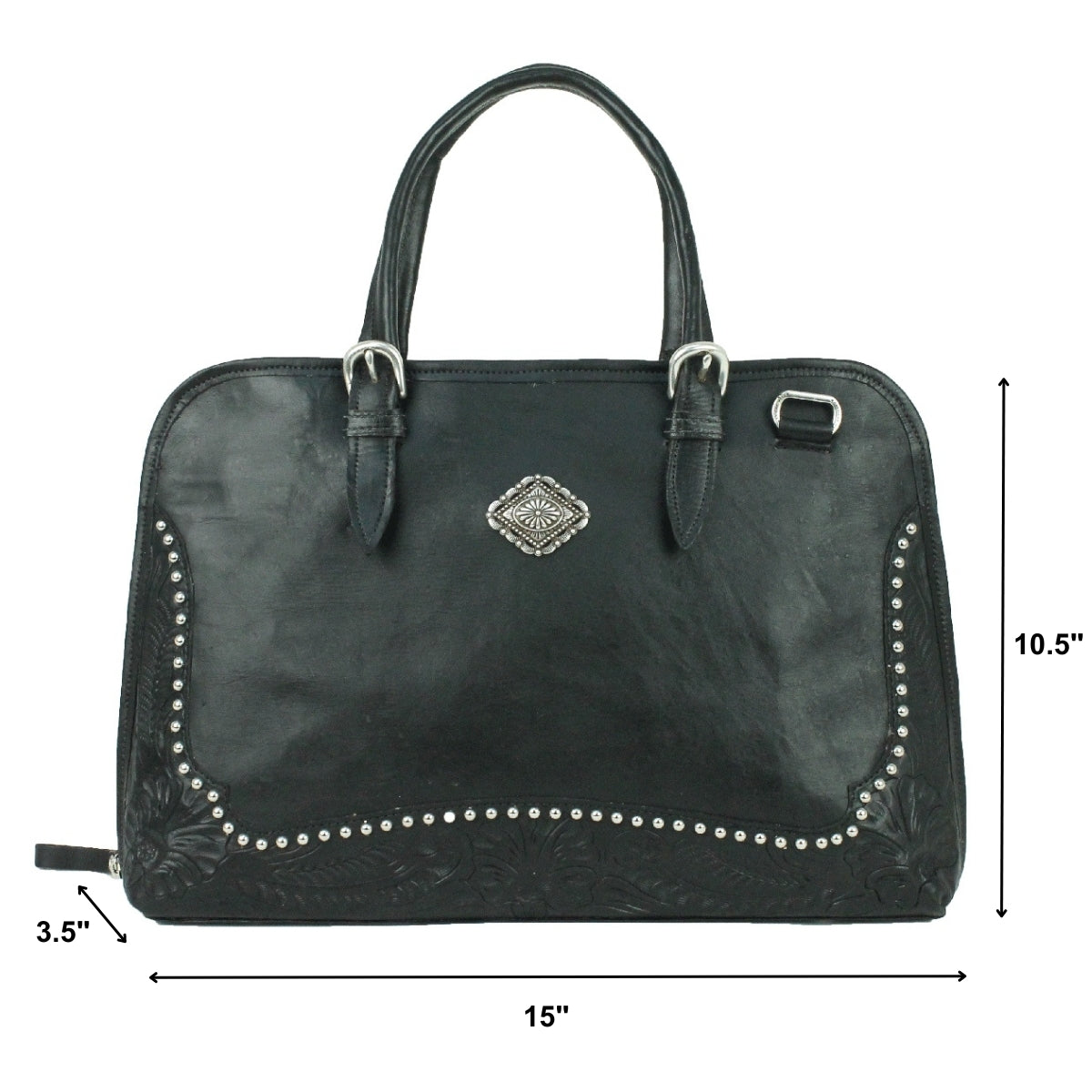 American West Cowtown Zip Around Smart Briefcase