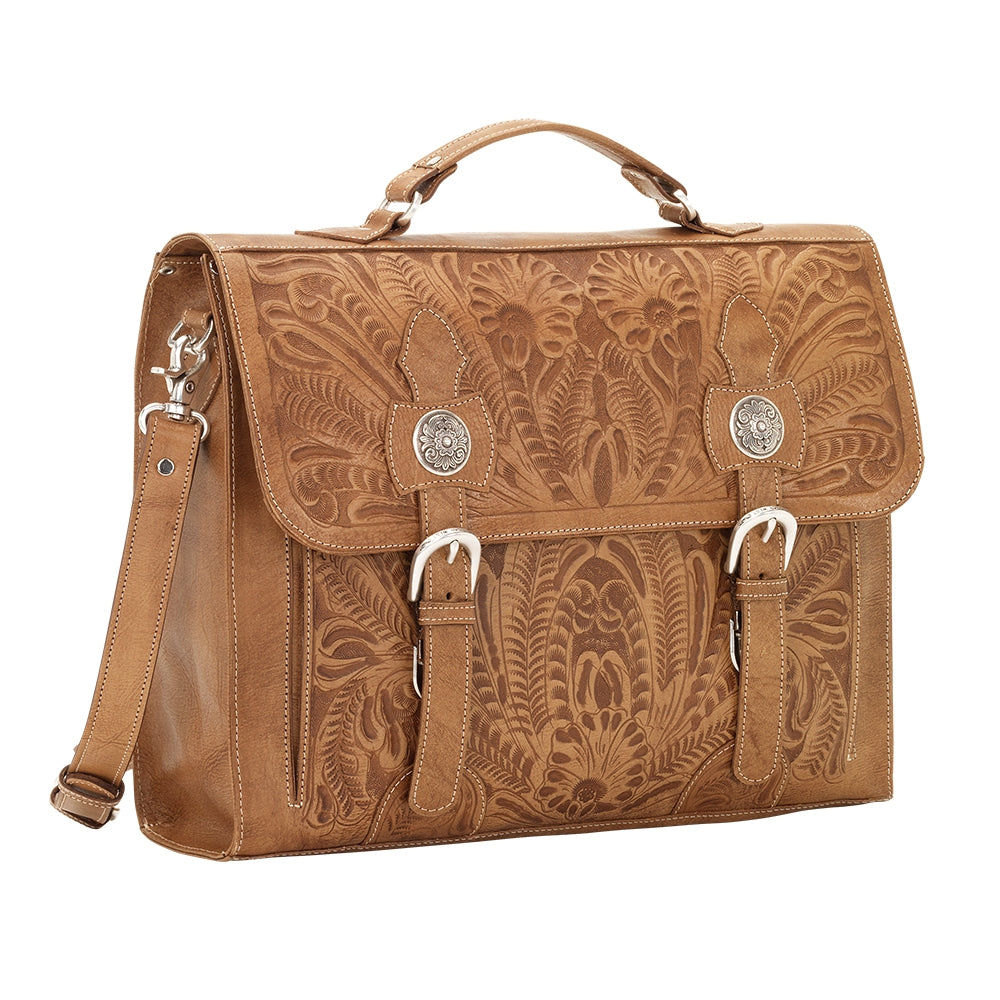 American West Classic Travel Multi-Compartment Briefcase
