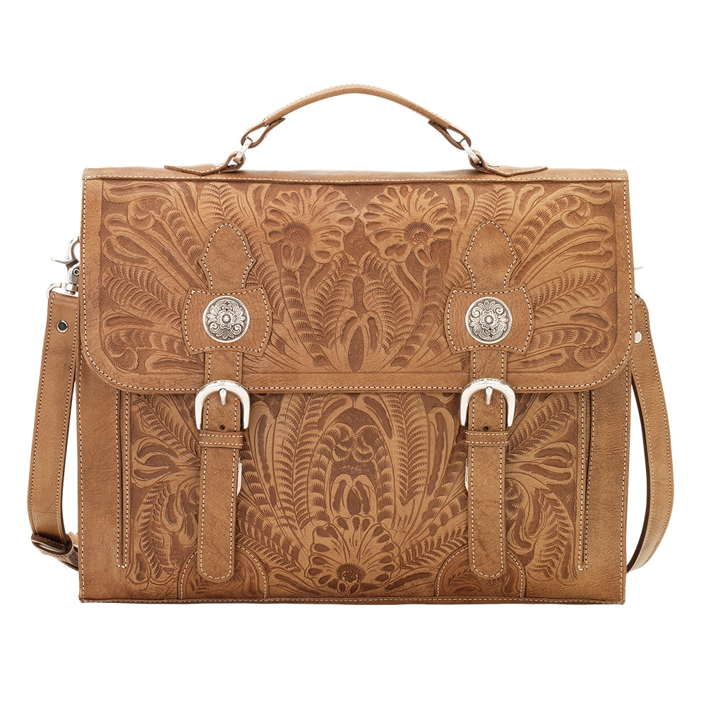American West Classic Travel Multi-Compartment Briefcase