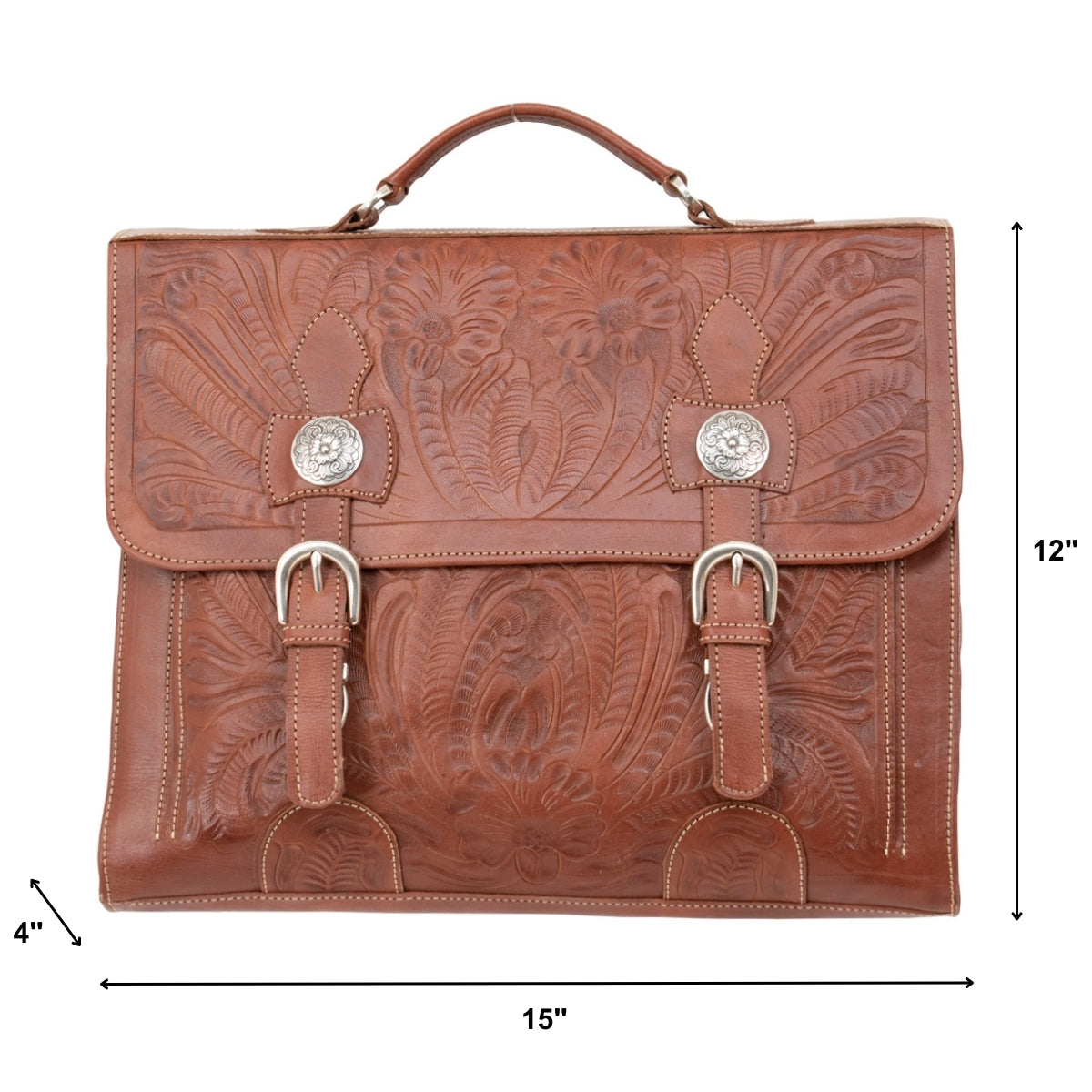 American West Classic Travel Multi-Compartment Briefcase