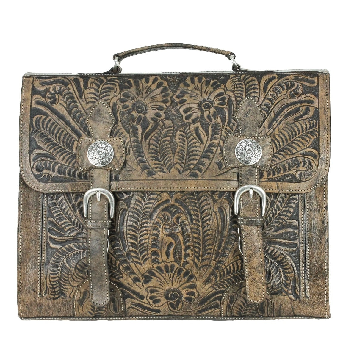 American West Classic Travel Multi-Compartment Briefcase