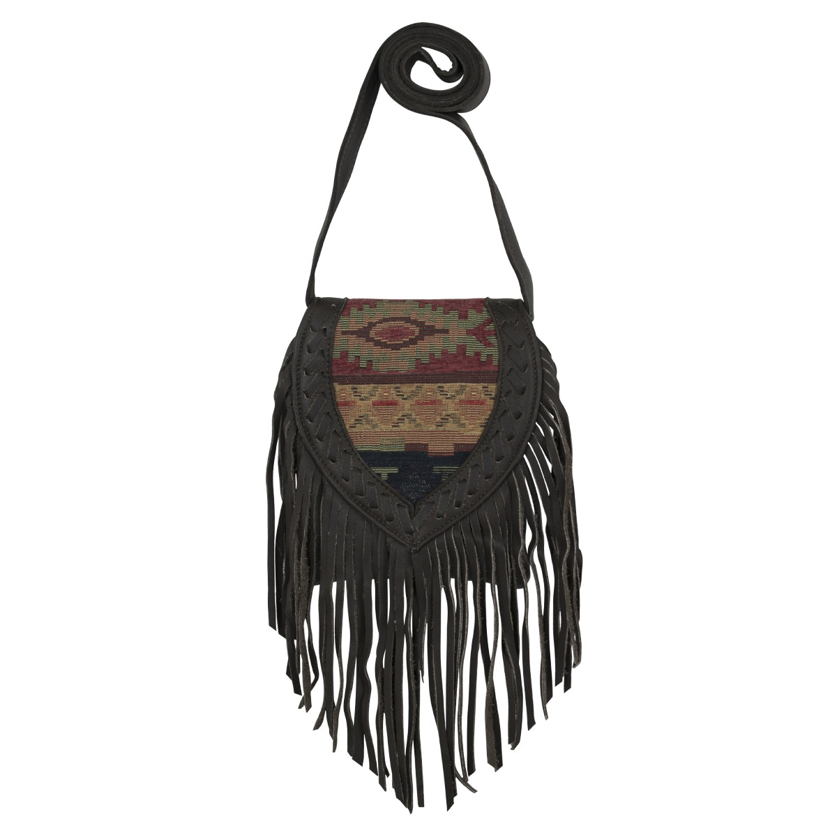 American West Fringed Cowgirl Crossbody with Fringe