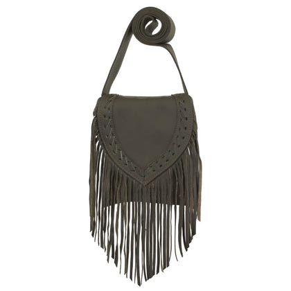 American West Fringed Cowgirl Crossbody with Fringe