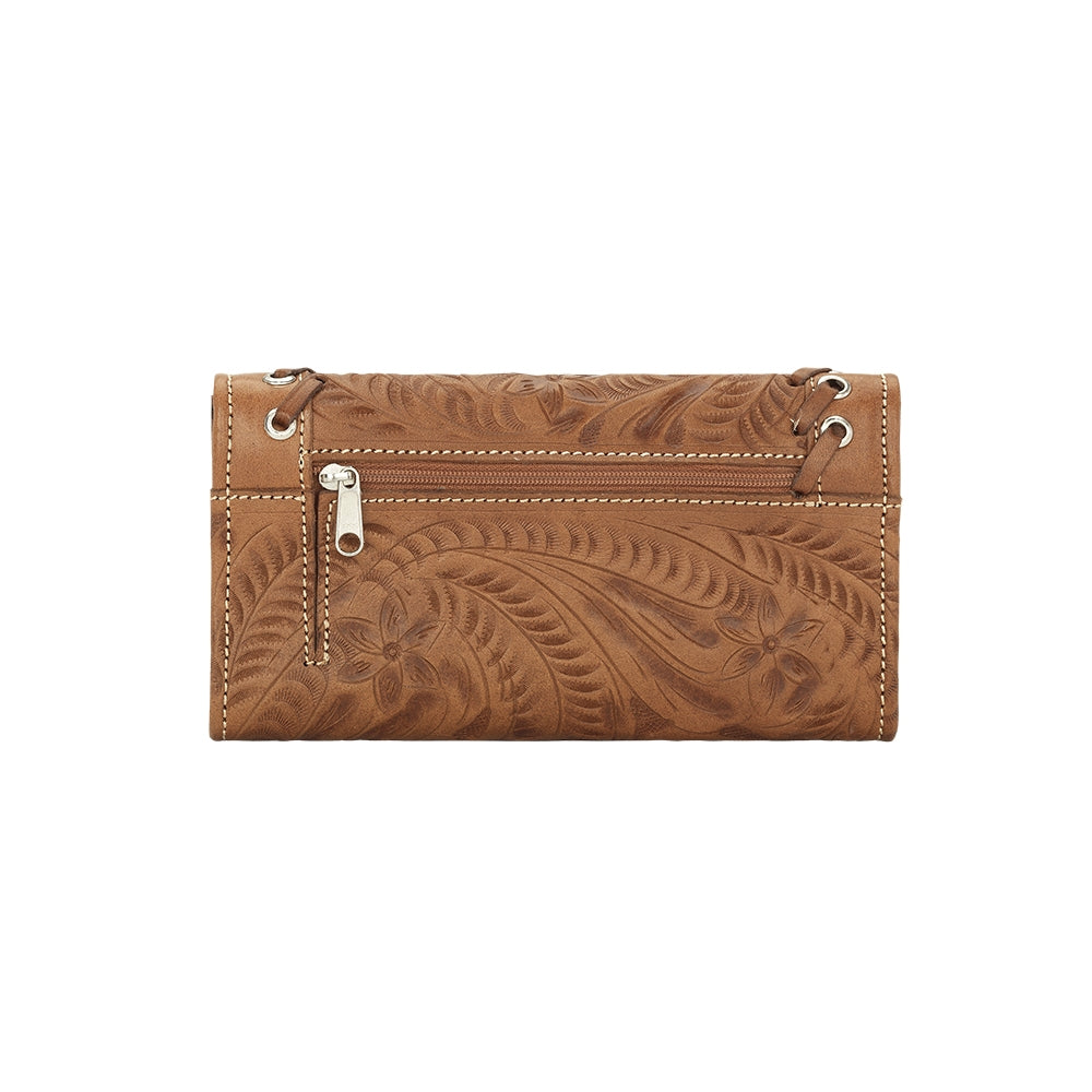 American West Harvest Moon Tri-Fold Wallet