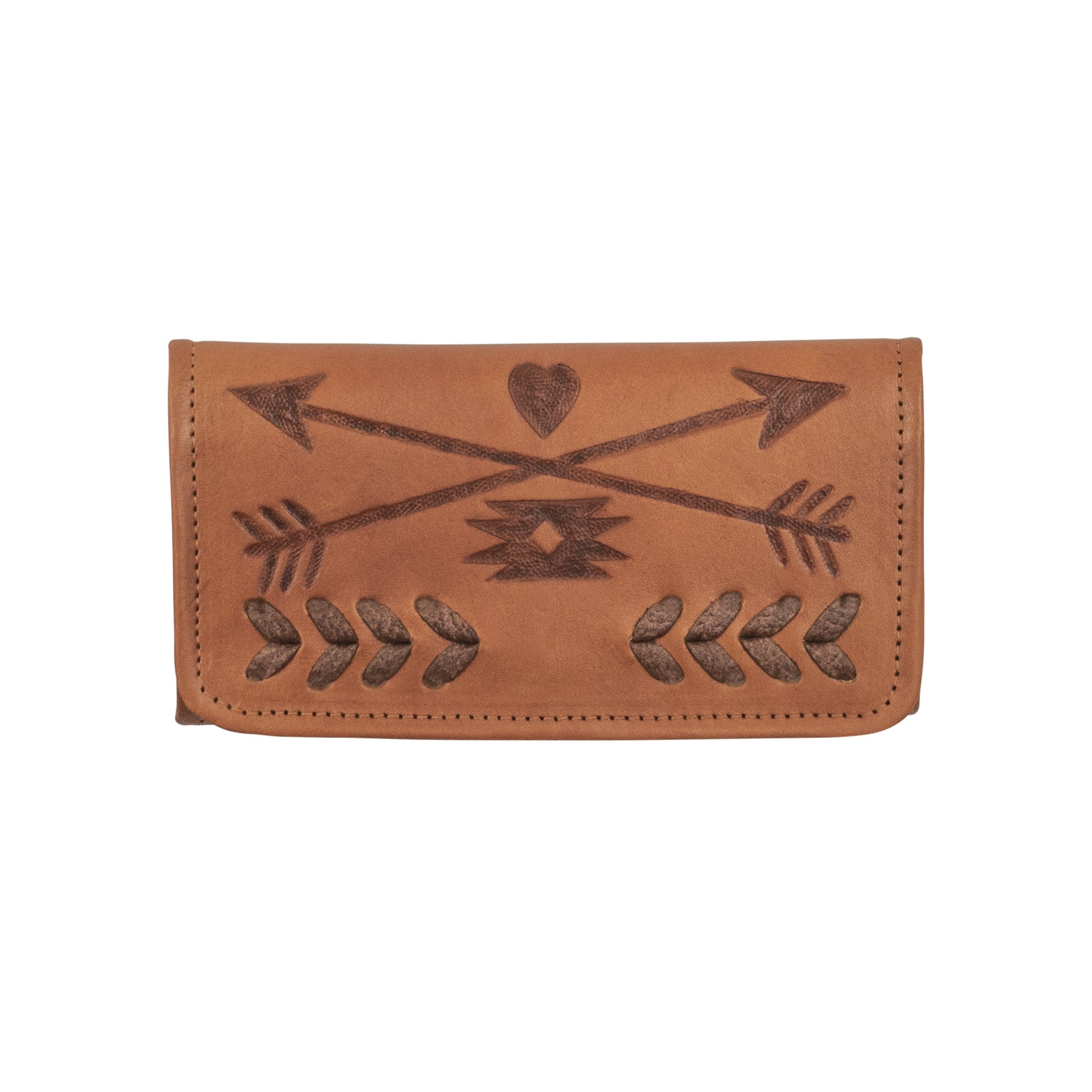 American West Freindship Arrows Tri-Fold Wallet