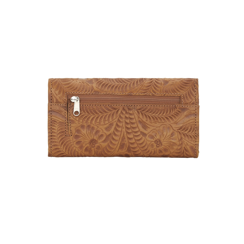 American West Ladies Tri-Fold Wallet