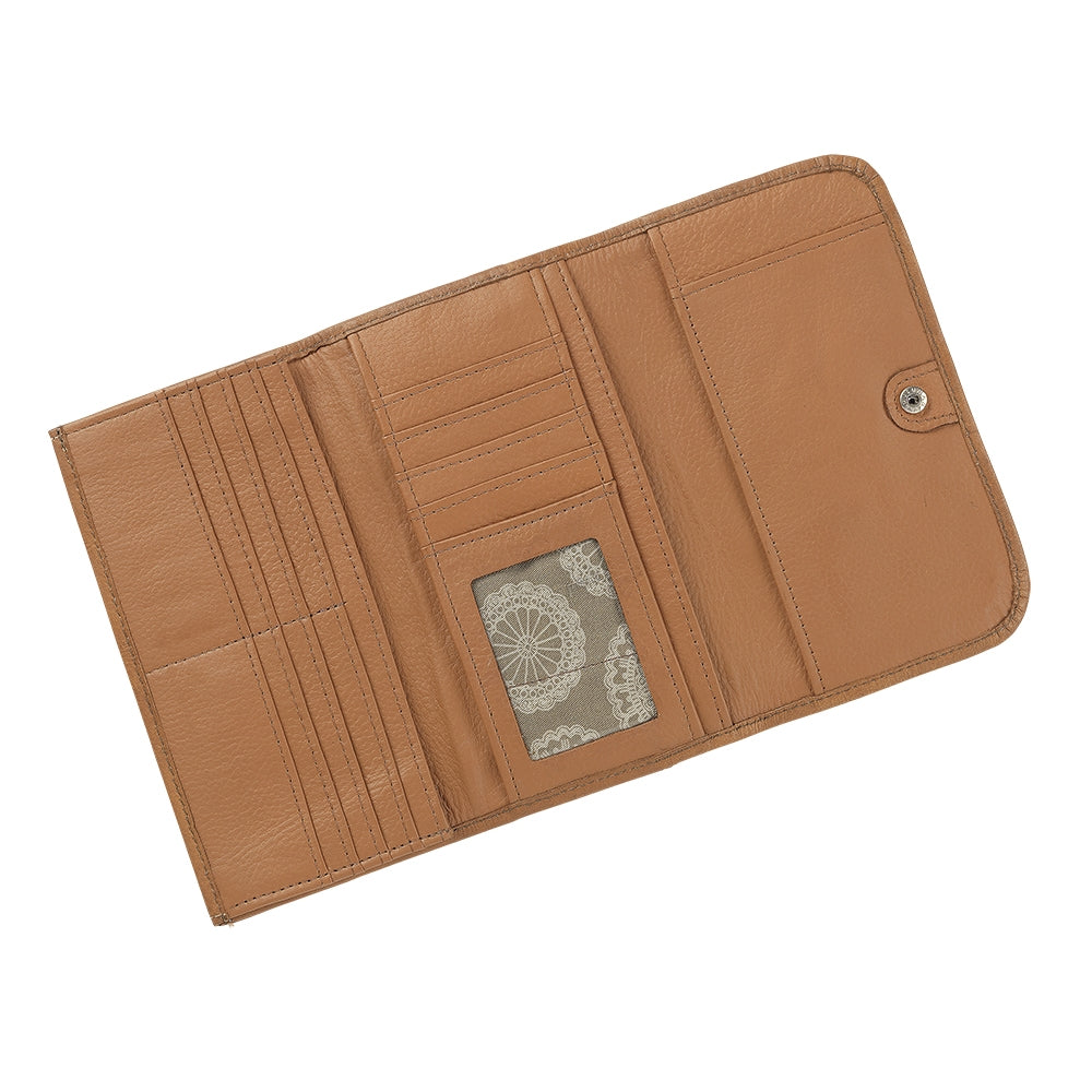American West Ladies Tri-Fold Wallet