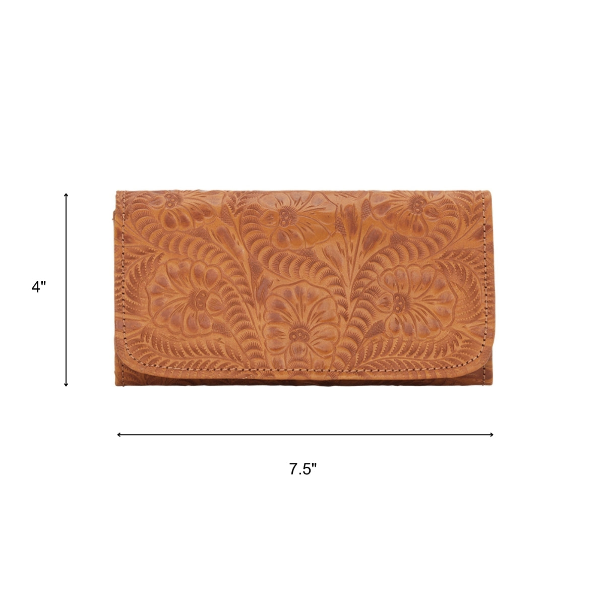 American West Ladies Tri-Fold Wallet