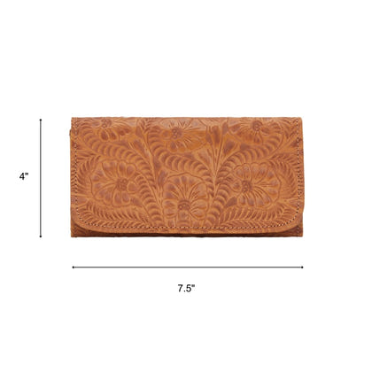 American West Ladies Tri-Fold Wallet