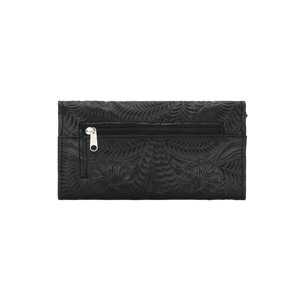American West Ladies Tri-Fold Wallet