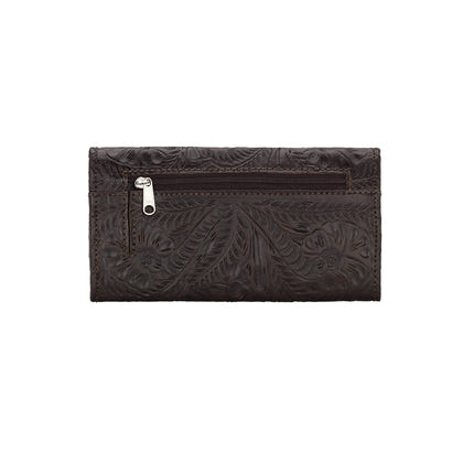 American West Ladies Tri-Fold Wallet