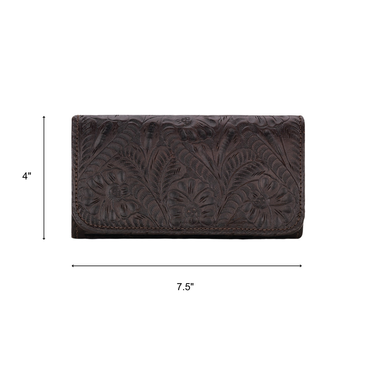 American West Ladies Tri-Fold Wallet