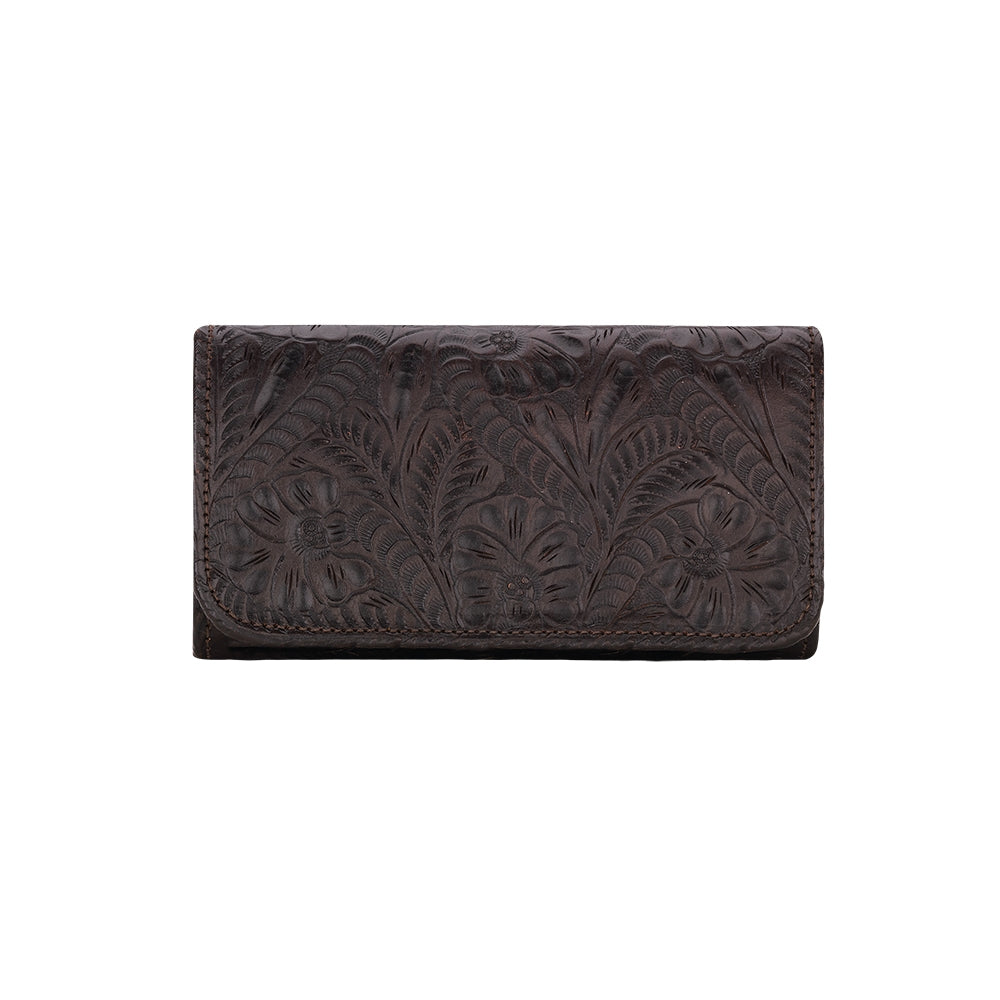 American West Ladies Tri-Fold Wallet