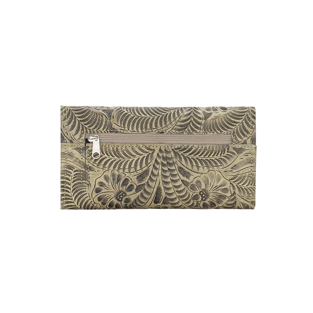 American West Ladies Tri-Fold Wallet