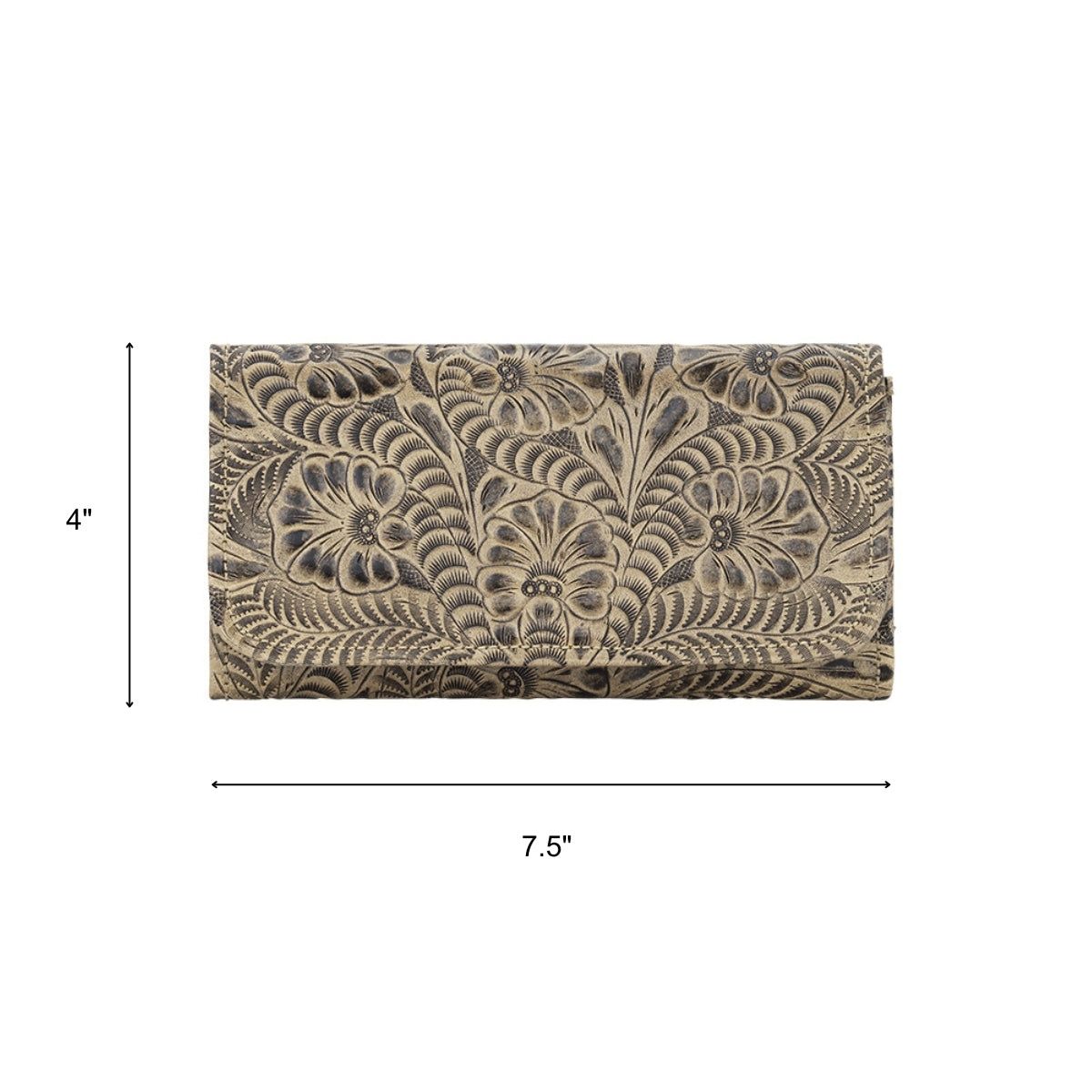 American West Ladies Tri-Fold Wallet